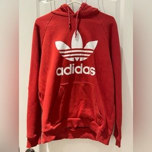 Medium red adidas hoodie